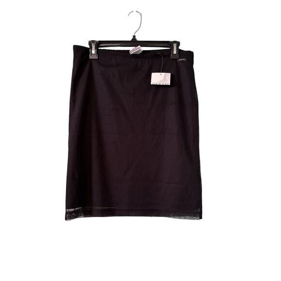 Guess Womens Medium Black Pencil Lined Mesh stretchy Skirt. (32x21) - Picture 1 of 6